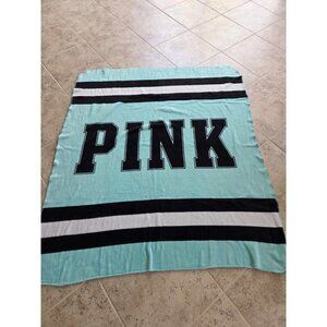Victoria's Secret Pink Throw Blanket 50x60